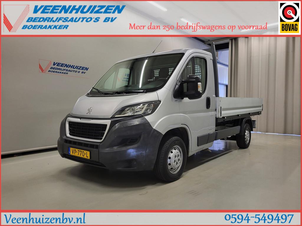 Peugeot Boxer 2.2HDI 131pk Pick-up! (bj 2015), Voorwielaandrijving, Euro 5, 15 km/l, Gebruikt