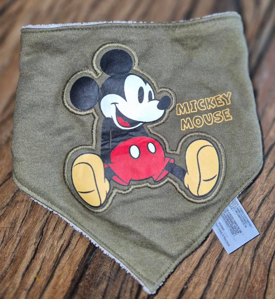 Mickey Mouse slab/bandana - Groen, Ophalen of Verzenden, Nieuw