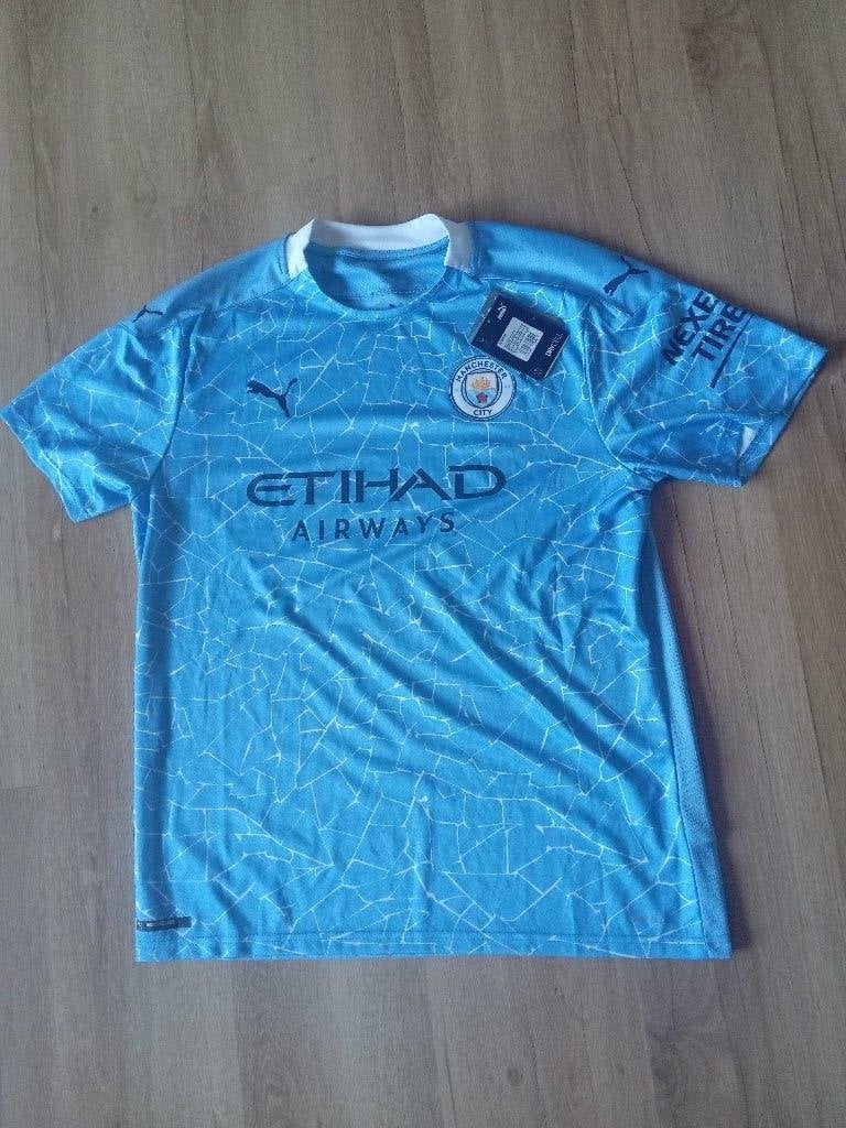 Manchester City 2020-2021 Thuisshirt - Nieuw - Maat XL, Verzamelen, Ophalen of Verzenden, Nieuw, Buitenlandse clubs, Shirt