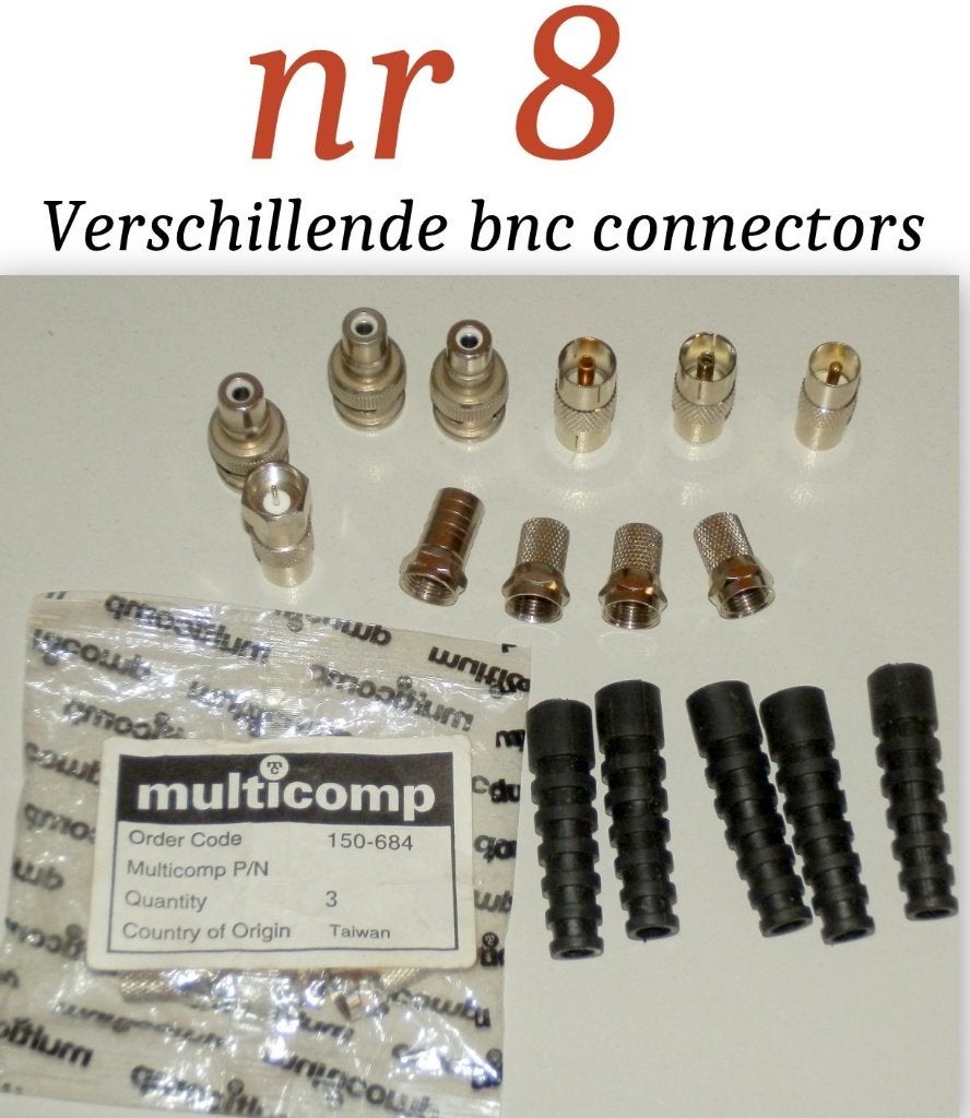 Multicomp BNC Connectoren - Diverse Types, Ophalen of Verzenden, Nieuw