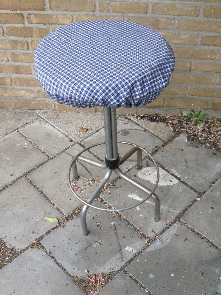 TE KOOP METALEN GROME  ZIT KRUK, 2 krukken, Ophalen, Gebruikt, 60 tot 90 cm