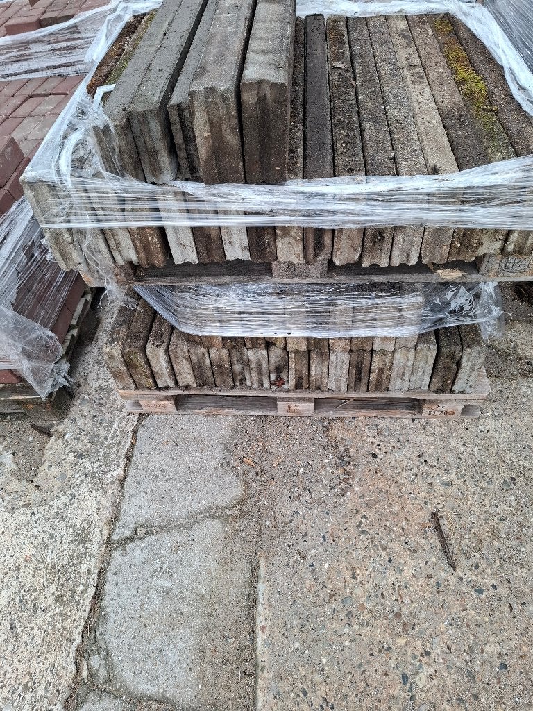 TE KOOP 44 OPSLUITBANDEN 6×20 CM, Tuin en Terras, Tegels en Klinkers, Ophalen, Gebruikt, Overige typen, 10 m² of meer