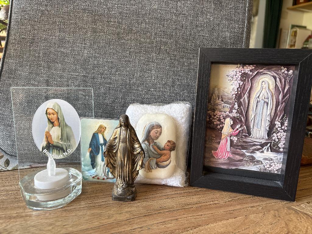 Maria devotiesetje Lourdes / Banneux, Ophalen of Verzenden