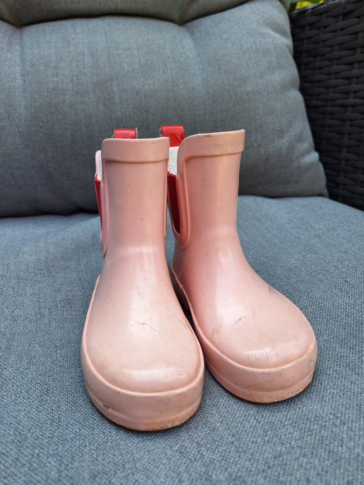 Hema baby regenlaarsjes lichtroze maat 23, Kinderen en Baby's, Babykleding | Overige, Ophalen of Verzenden, Gebruikt, Hema, Meisje