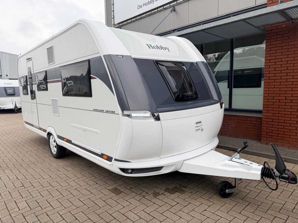 Hobby Excellent Edition 495 UL MODEL 2027, Caravans en Kamperen, Schokbreker, Overige typen, Rondzit, Hobby