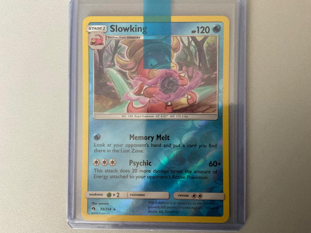 Slowking - SM - Lost Thunder - 55/214 (Reverse Holo), Verzenden, Zo goed als nieuw, Losse kaart