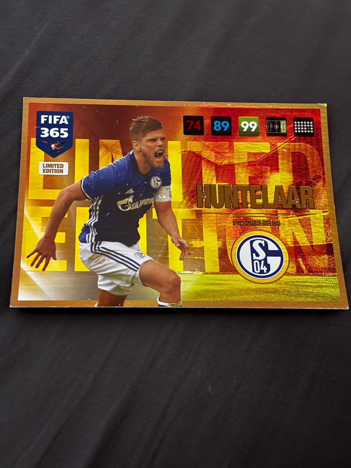 FIFA 365 Limited Edition XL Kaart Klaas-Jan Huntelaar, Ophalen of Verzenden, Zo goed als nieuw, Buitenlandse clubs, Spelerskaart