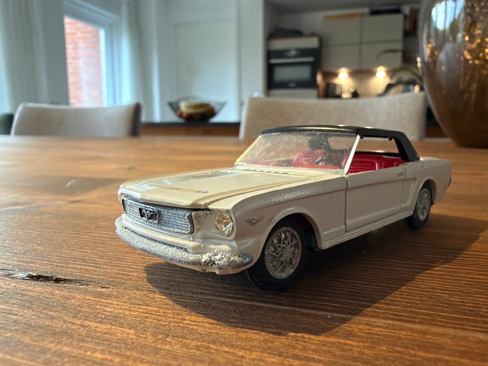 Tekno 833 Ford Mustang Coupé - Vintage Speelgoedauto, Ophalen of Verzenden, Gebruikt, Auto