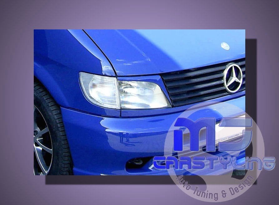 Mercedes Vito W638 - Koplampspoilers, Auto diversen, Tuning en Styling, Ophalen of Verzenden, MJ-Carstyling, Info@mj-carstyling.net