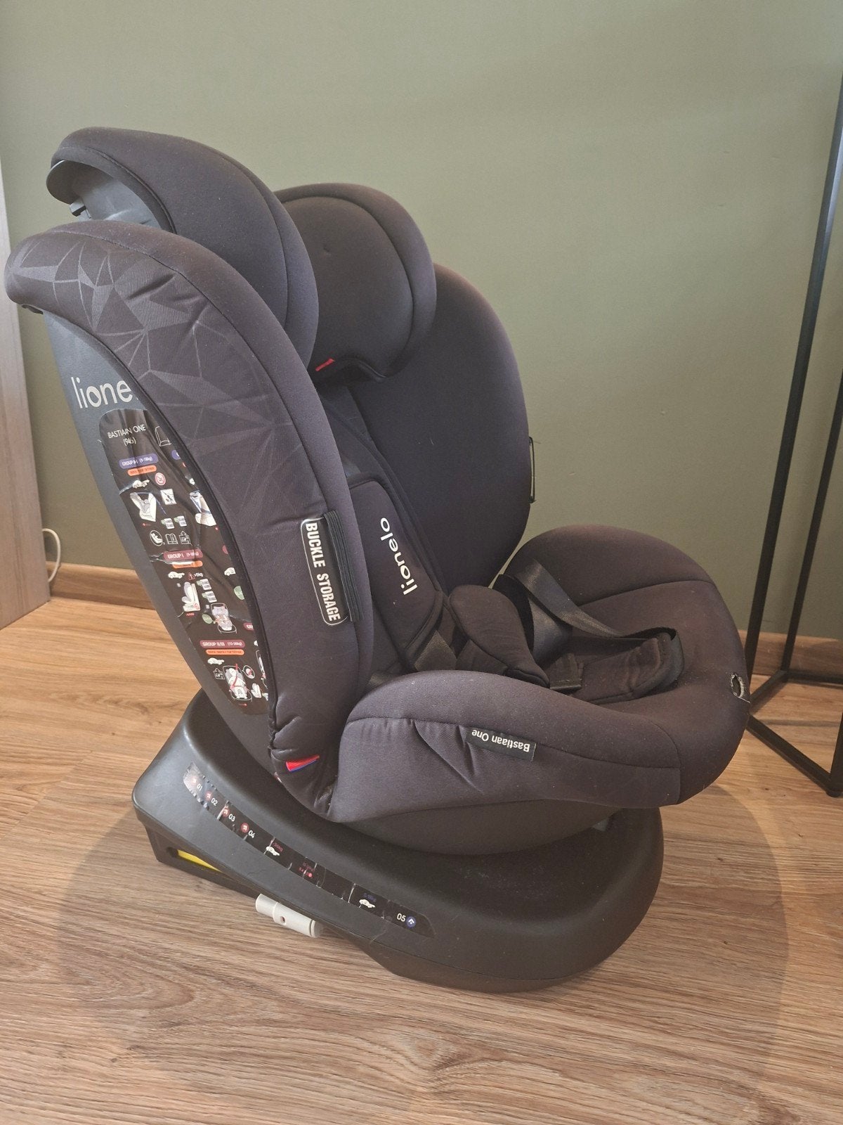 Lionelo Bastiaan One Autostoel - 0-36 kg, Ophalen, Overige merken, Autogordel