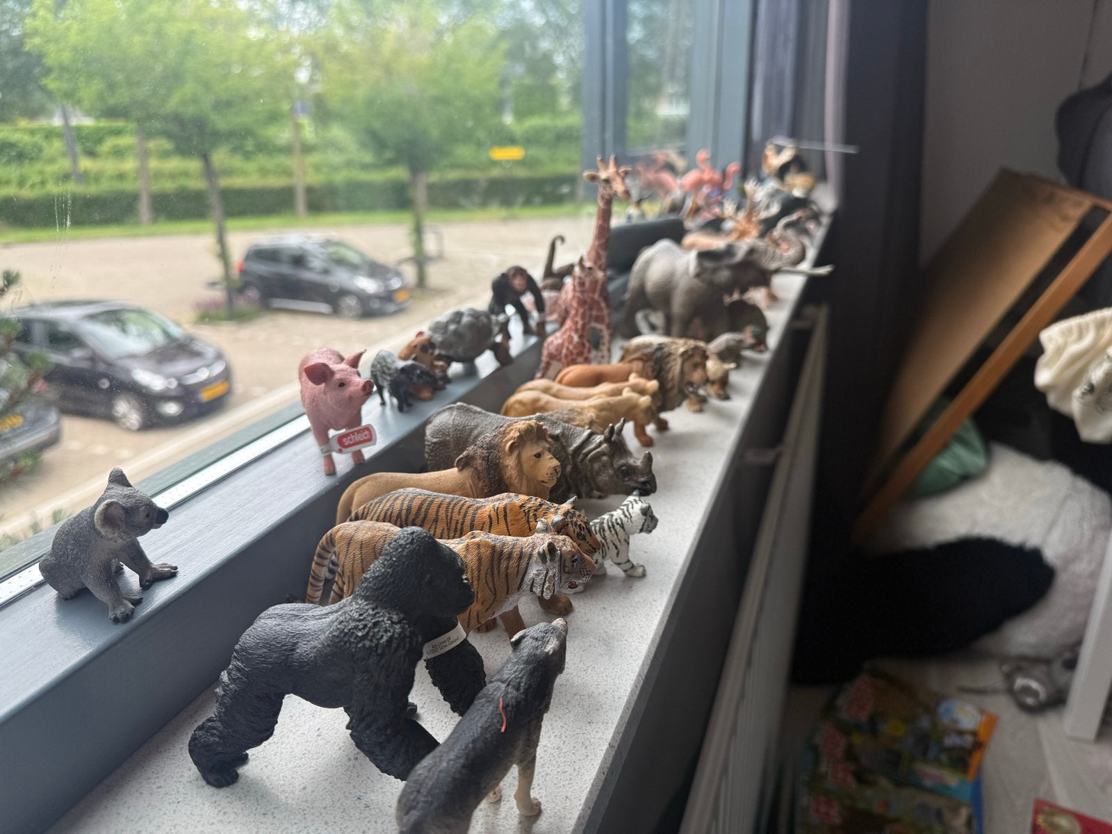 Grote collectie Schleich dierenfiguren (63 stuks), Kinderen en Baby's, Speelgoed | Overig, Ophalen of Verzenden, Nieuw, Jongen of Meisje