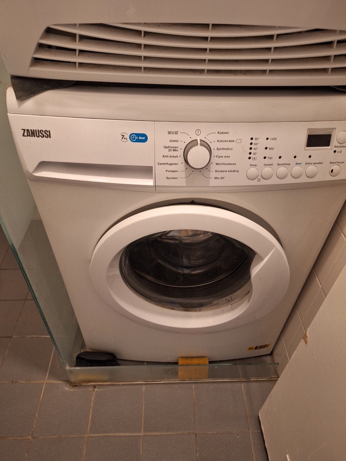Zanussi wasmachine + wasdroger, Ophalen of Verzenden, 1200 tot 1600 toeren, 85 tot 90 cm