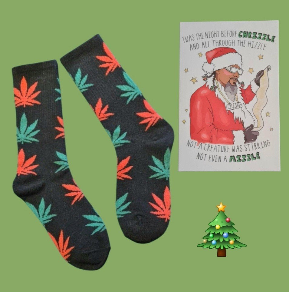 WIET SOKKEN + KERST KAART SNOOP DOGG, Ophalen of Verzenden, Nieuw