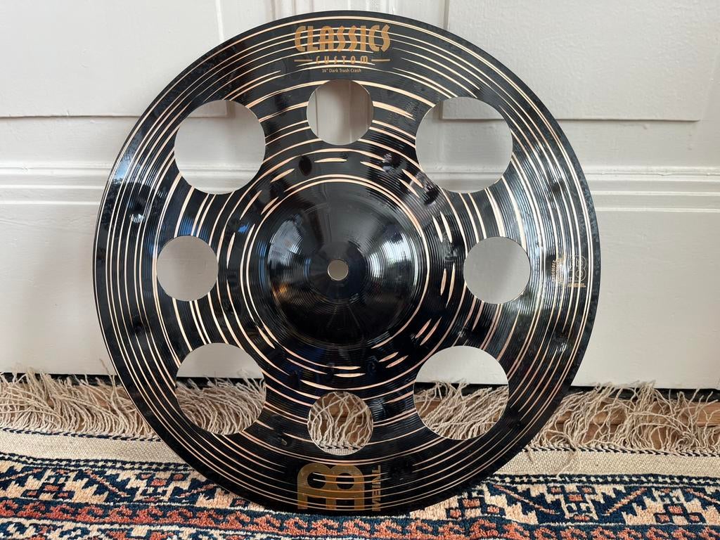 Meinl Classics Custom Dark Trash Crash, 14” FX Bekken, Gebruikt, Duitsland, Ophalen of Verzenden, Meinl