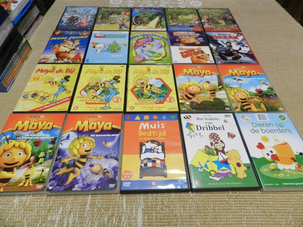 KINDER DVD'S 52 STUKS, Alle leeftijden, Ophalen of Verzenden, Zo goed als nieuw