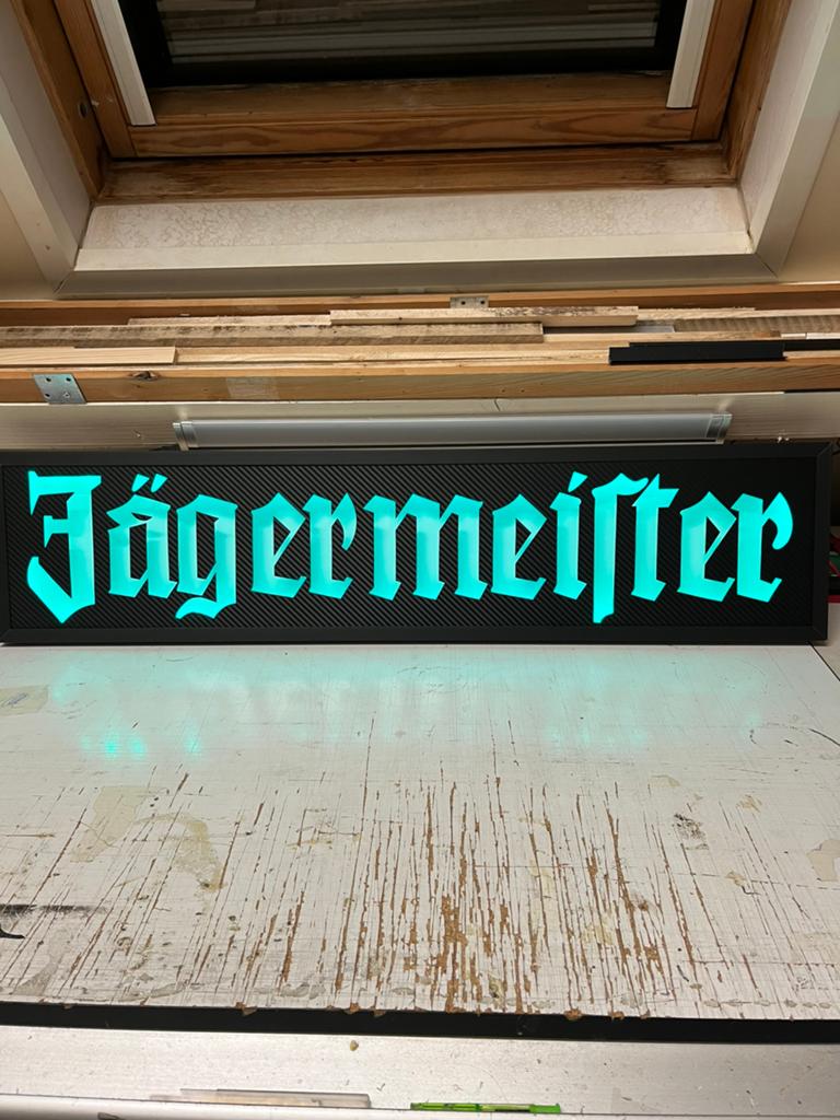 Jagermeister verlichting, Ophalen of Verzenden, Lichtbak of (neon) lamp