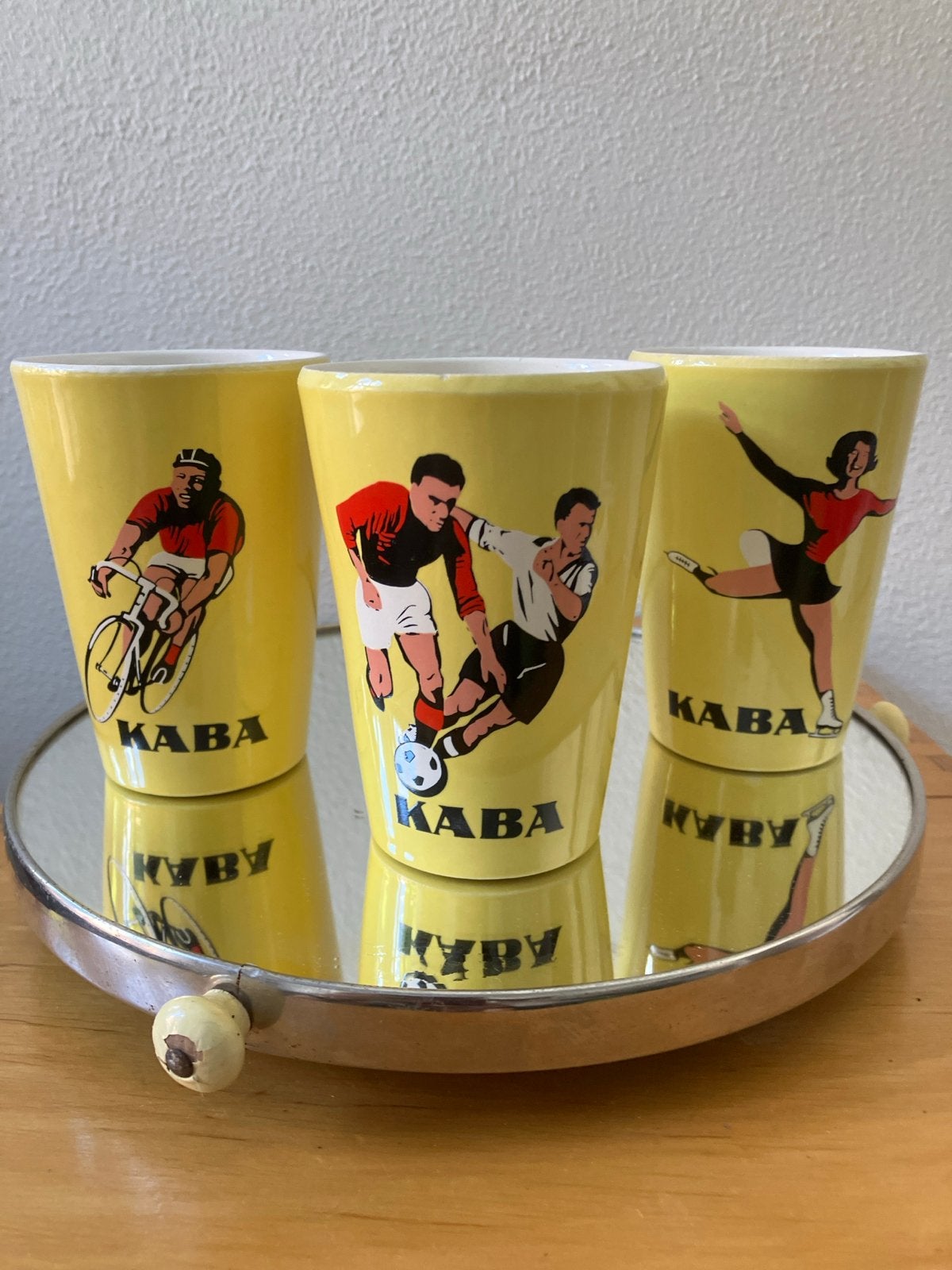 Vintage Kaba bekers - Frankton Tegelen - Made in Holland, Antiek en Kunst, Ophalen of Verzenden