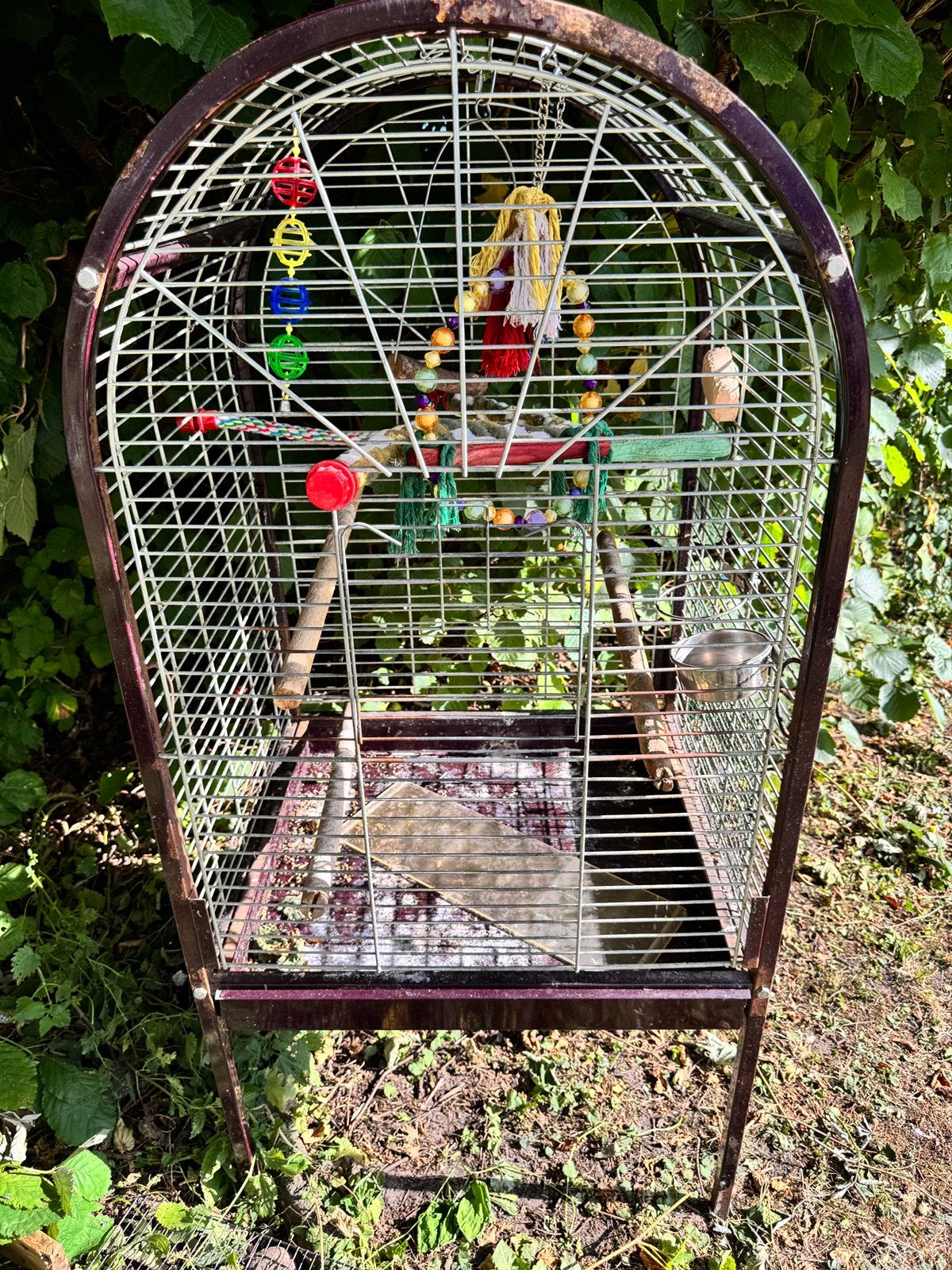 grote vogel kooi, Ophalen of Verzenden, Zo goed als nieuw, Metaal, Vogelkooi