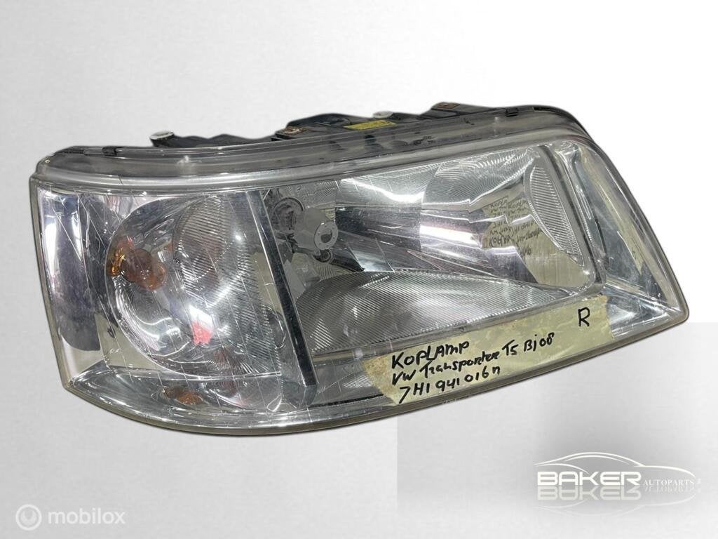 Koplamp rechts Volkswagen Transporter T5 (03-09) 7H1941016N, Gebruikt, Volkswagen, Ophalen of Verzenden