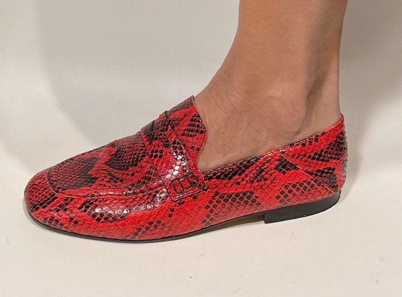 Isabel Marant Fezzy loafers leer maat 38, Isabel Marant, Instappers, Ophalen of Verzenden, Zo goed als nieuw