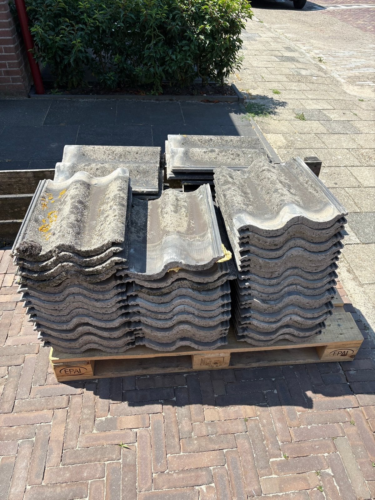 Gratis dakpannen, Ophalen, Steen of Klei, 15 m² of meer, Dakpannen