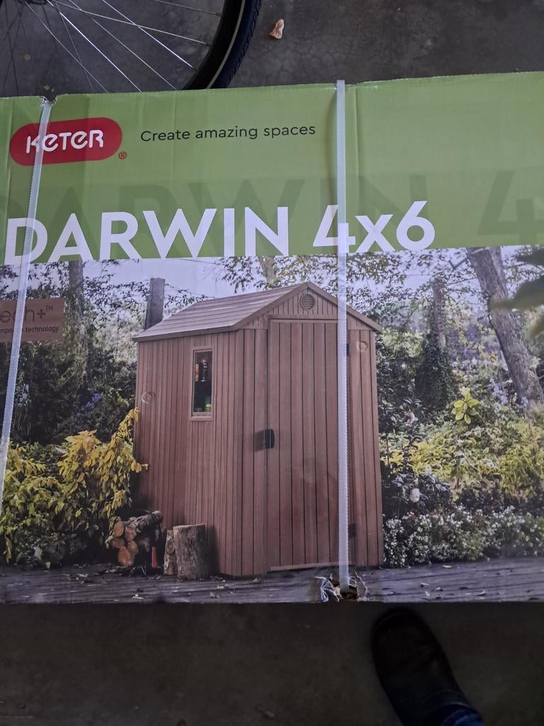 Tuinhuis kunststof schuur, Tuin en Terras, Tuinhuizen, Kunststof, Schuur, Nieuw, Minder dan 200 cm