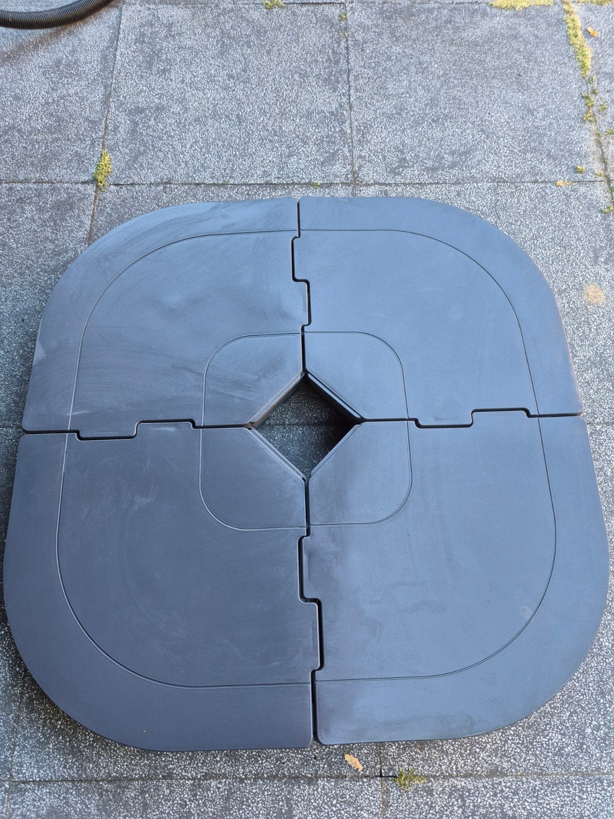 Parasolvoet 4 delig, Tuin en Terras, Ophalen of Verzenden, Gebruikt, Minder dan 1 meter, Parasolvoet