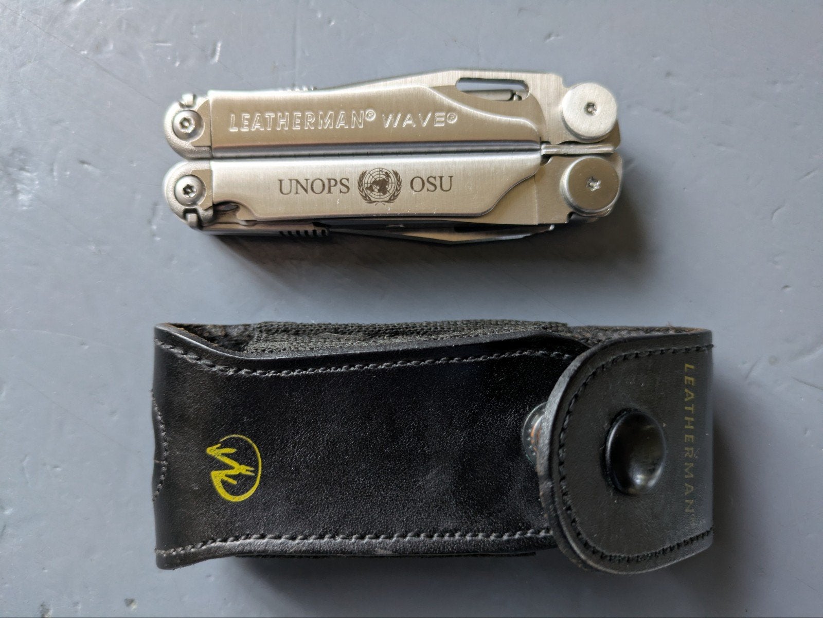 Leatherman wave. unops osu gegraveerd, Ophalen of Verzenden