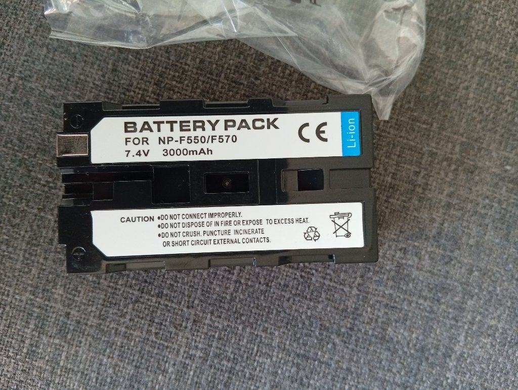 DSTE NP-F550 Batterij, Audio, Tv en Foto, Nieuw, Overige merken, Accu