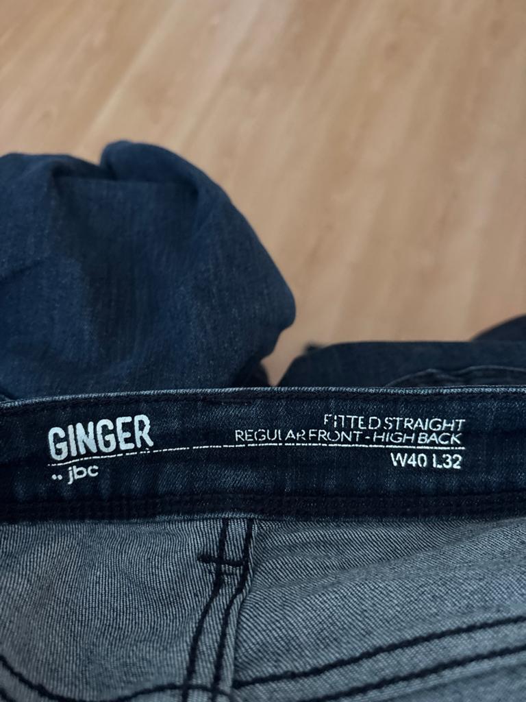 JBC Ginger Fitted Straight Jeans W40 L32, Ophalen of Verzenden, Zo goed als nieuw, Blauw, Overige jeansmaten