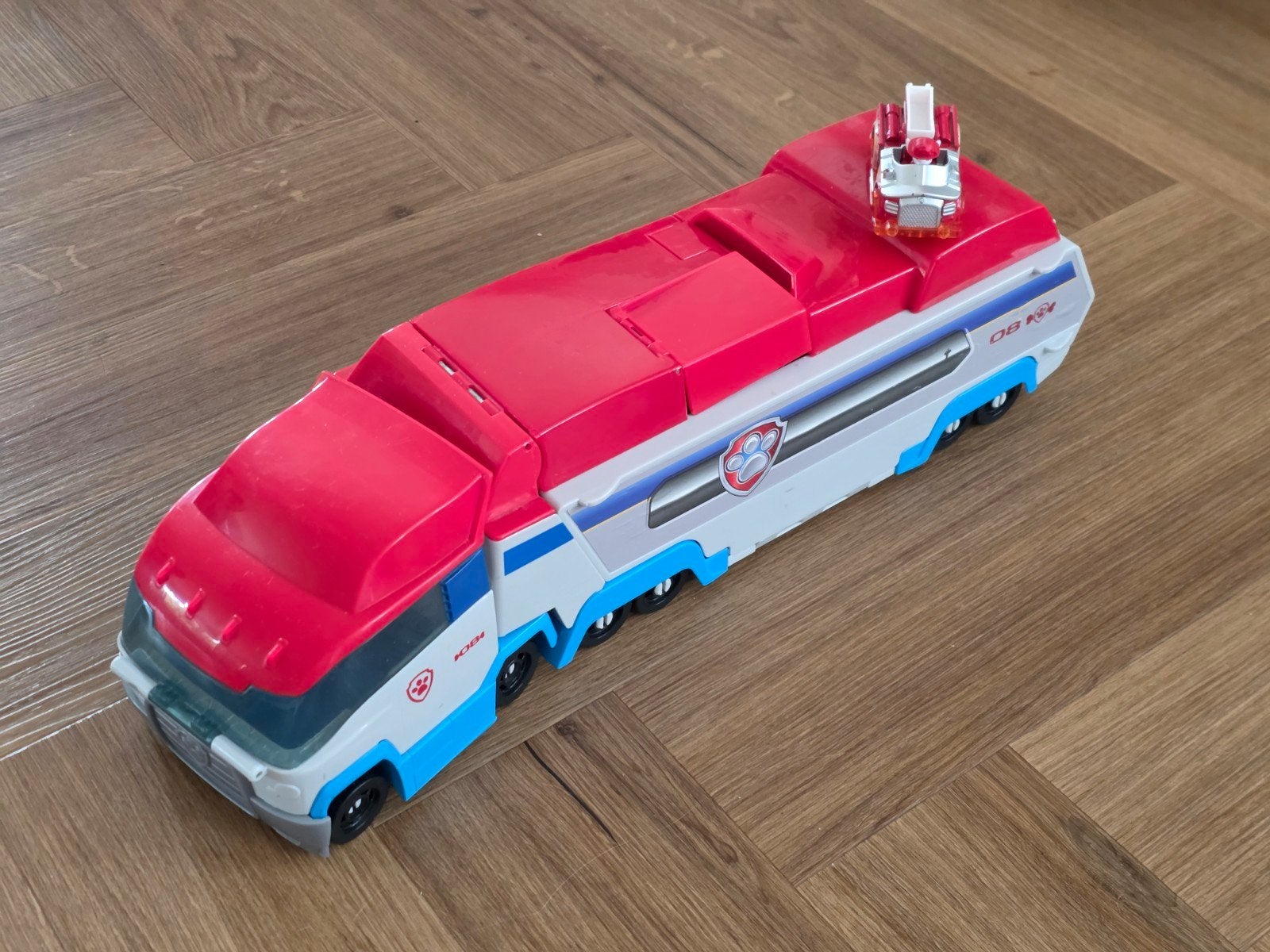 PAW Patrol Launch ’N Haul  vrachtwagen, Kinderen en Baby's, Speelgoed | Actiefiguren, Ophalen of Verzenden, Gebruikt