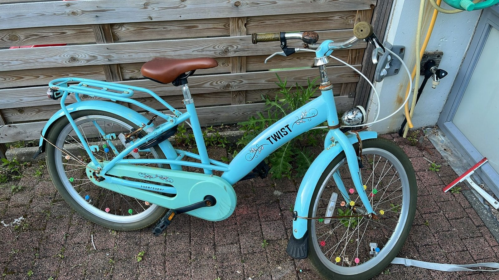 Meisjes fiets, Fietsen en Brommers, Ophalen, Zo goed als nieuw, 22 inch