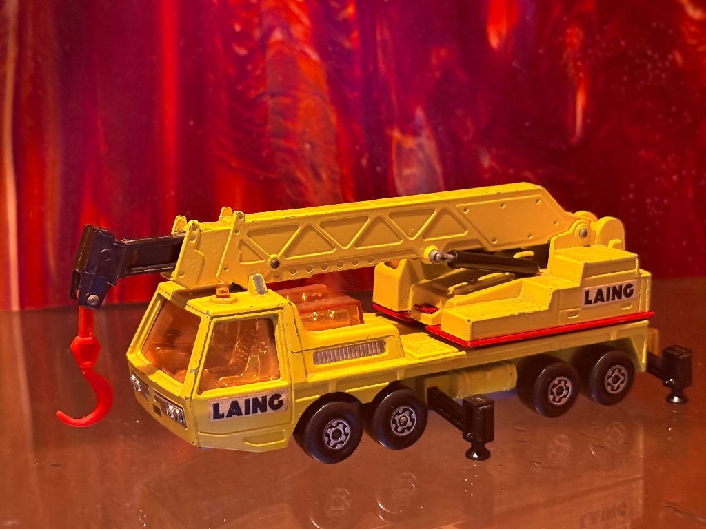 Matchbox Super Kings K-12 Hercules Kraanwagen, Ophalen of Verzenden, Gebruikt, Hijskraan, Tractor of Landbouw, Matchbox