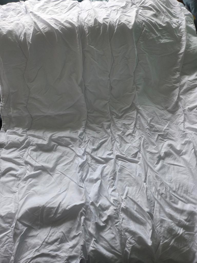 Princess dekbed 120x150 cm - gebruikt en gewassen, Ophalen, Gebruikt, Eenpersoons, Wit