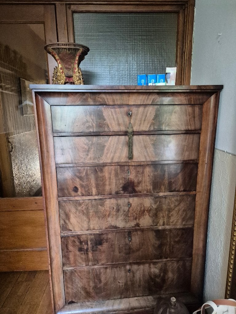 Antiek ladenkastje cabinet, Ophalen