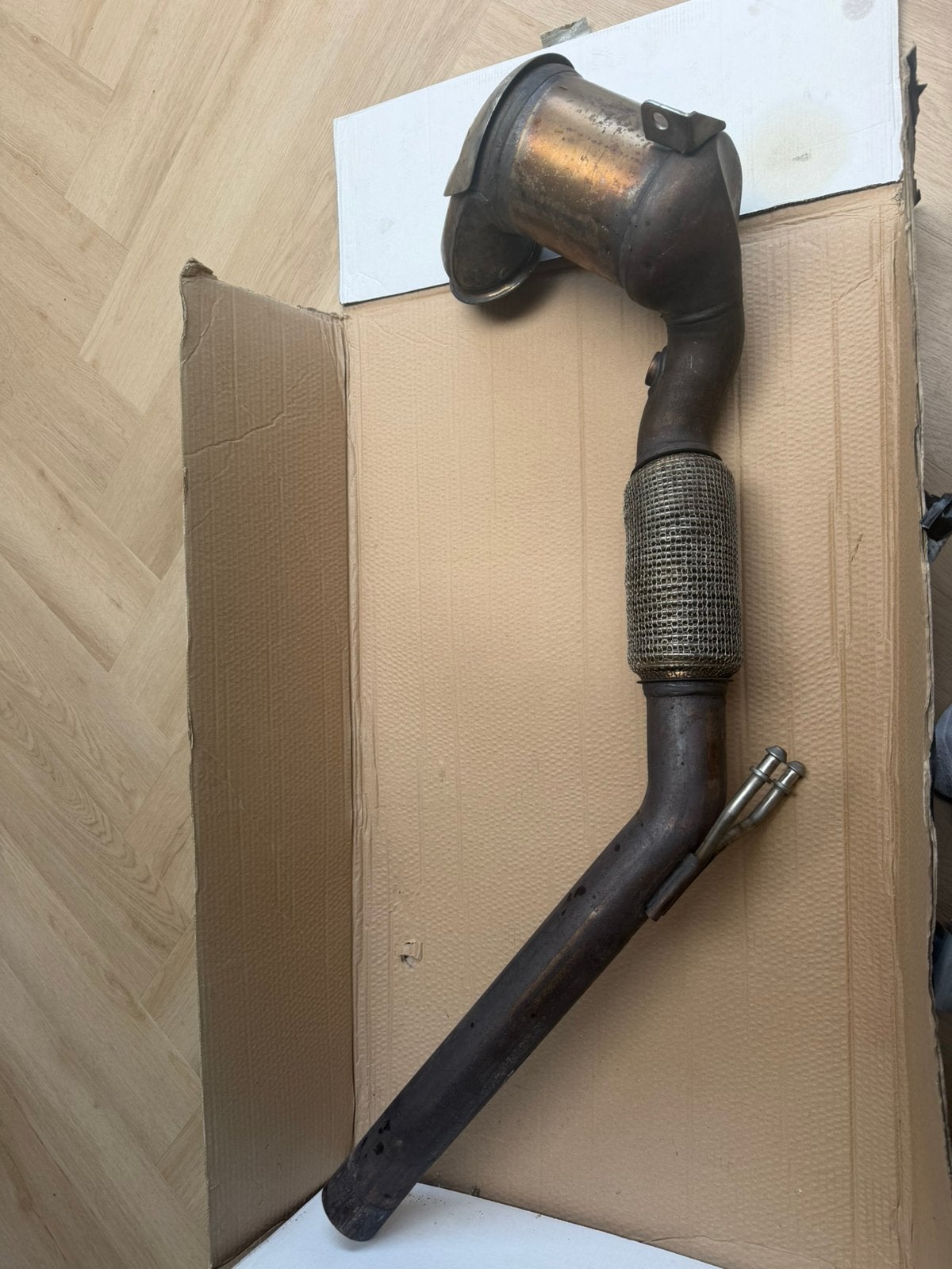Golf 7 GTI downpipe, Auto-onderdelen, Ophalen of Verzenden, Gebruikt, Volkswagen