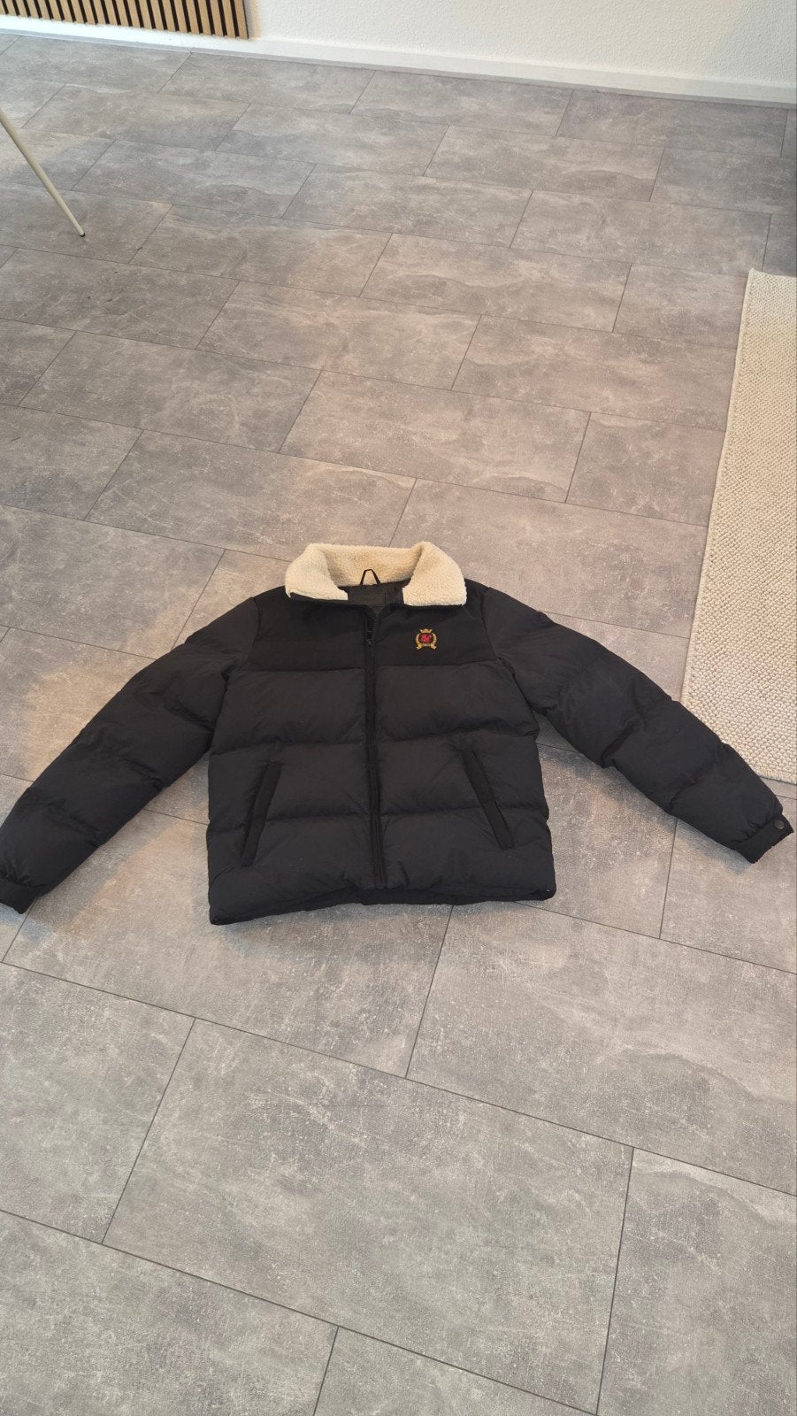 SikSilk Pufferjas Heren, Siksilk, Zwart, Ophalen of Verzenden, Zo goed als nieuw