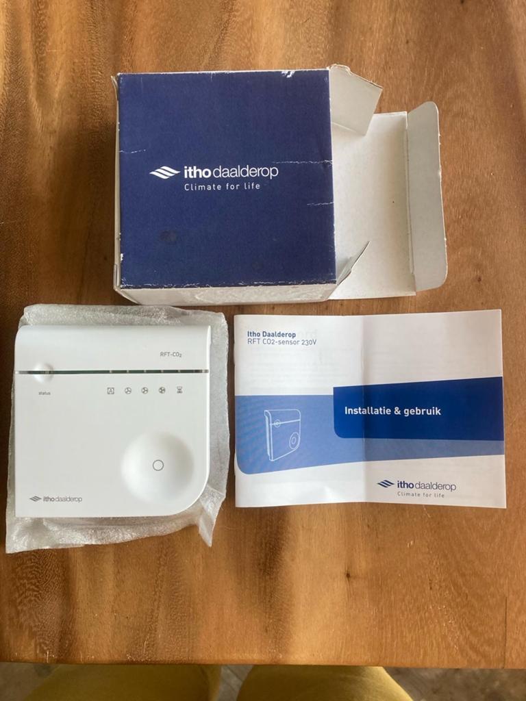 Itho Daalderop RFT CO2-sensor 230V voor ventilatiesystemen, Ophalen of Verzenden, Nieuw, Ventilator