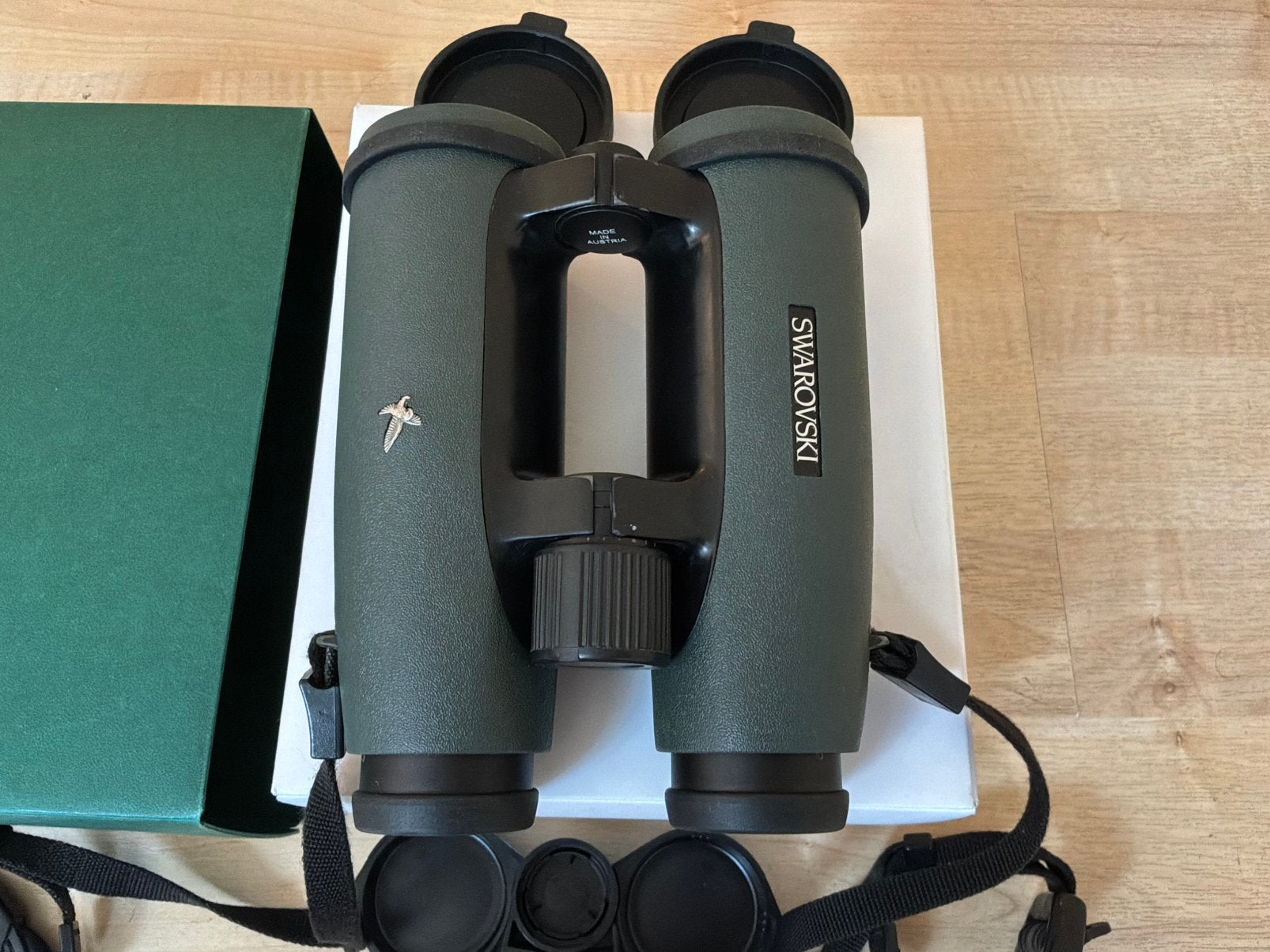 Swarovski EL 10x42 verrekijker, Ophalen, Zo goed als nieuw, 8 tot 12x, Dakkant (recht)