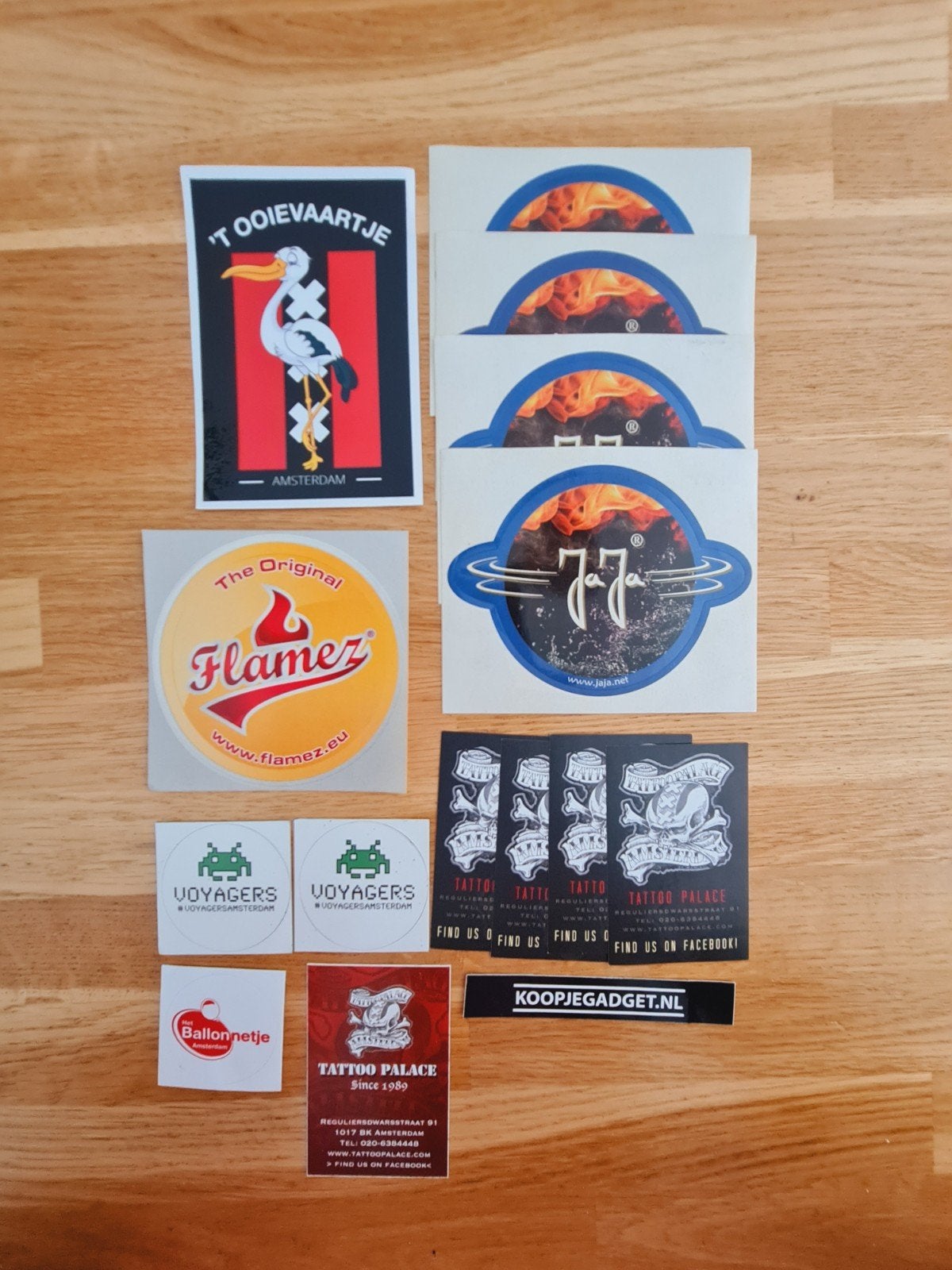 Tattoo en coffeeshop stickers en flyers, Ophalen of Verzenden, Nieuw, Overige typen