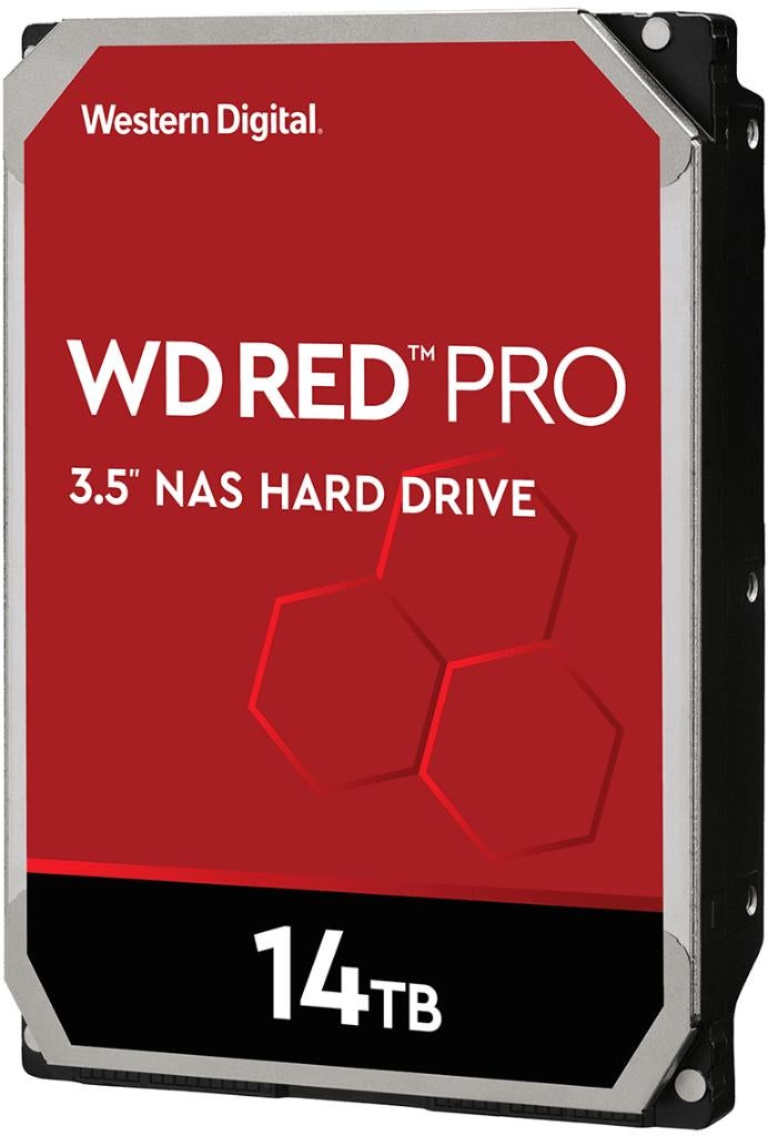 WD Red pro WD141KFGX 14Tb (3 op voorraad), Intern, 14 Tb, Zo goed als nieuw, Western Digital