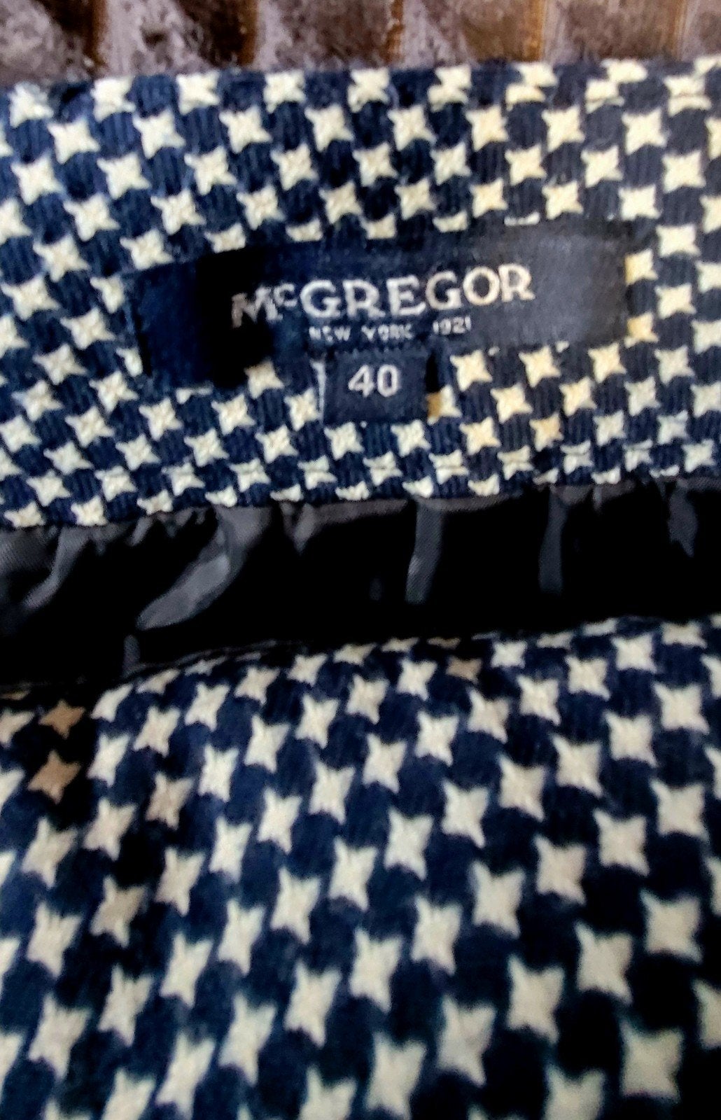 McGregor rok maat 40, zwart-wit pied-de-poule, Kleding | Dames, Maat 38/40 (M), McGregor, Zwart, Ophalen of Verzenden