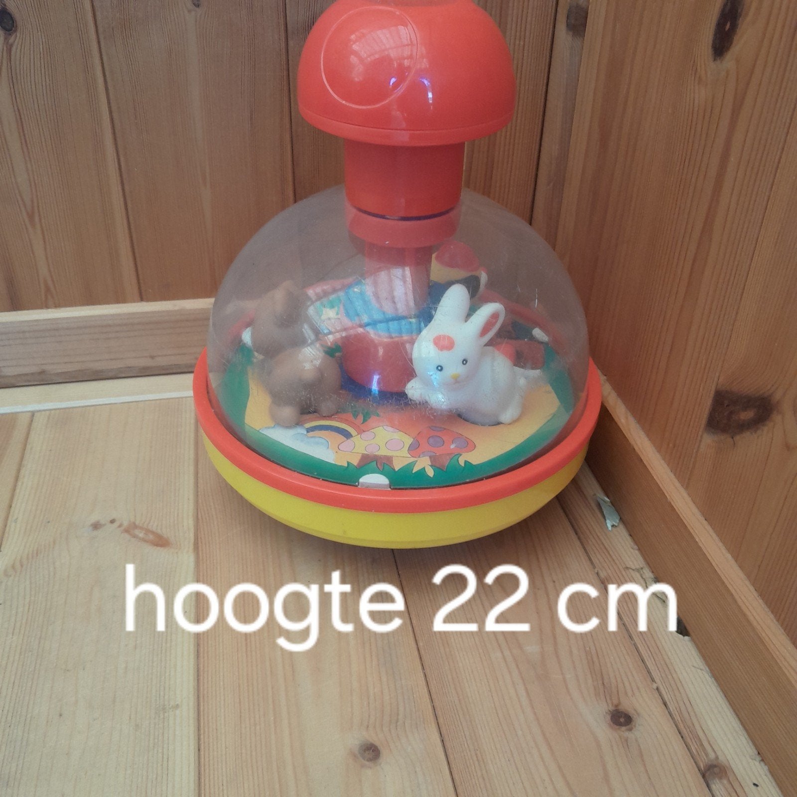 Leuke draaitol met dieren - Hoogte 22 cm, Ophalen of Verzenden