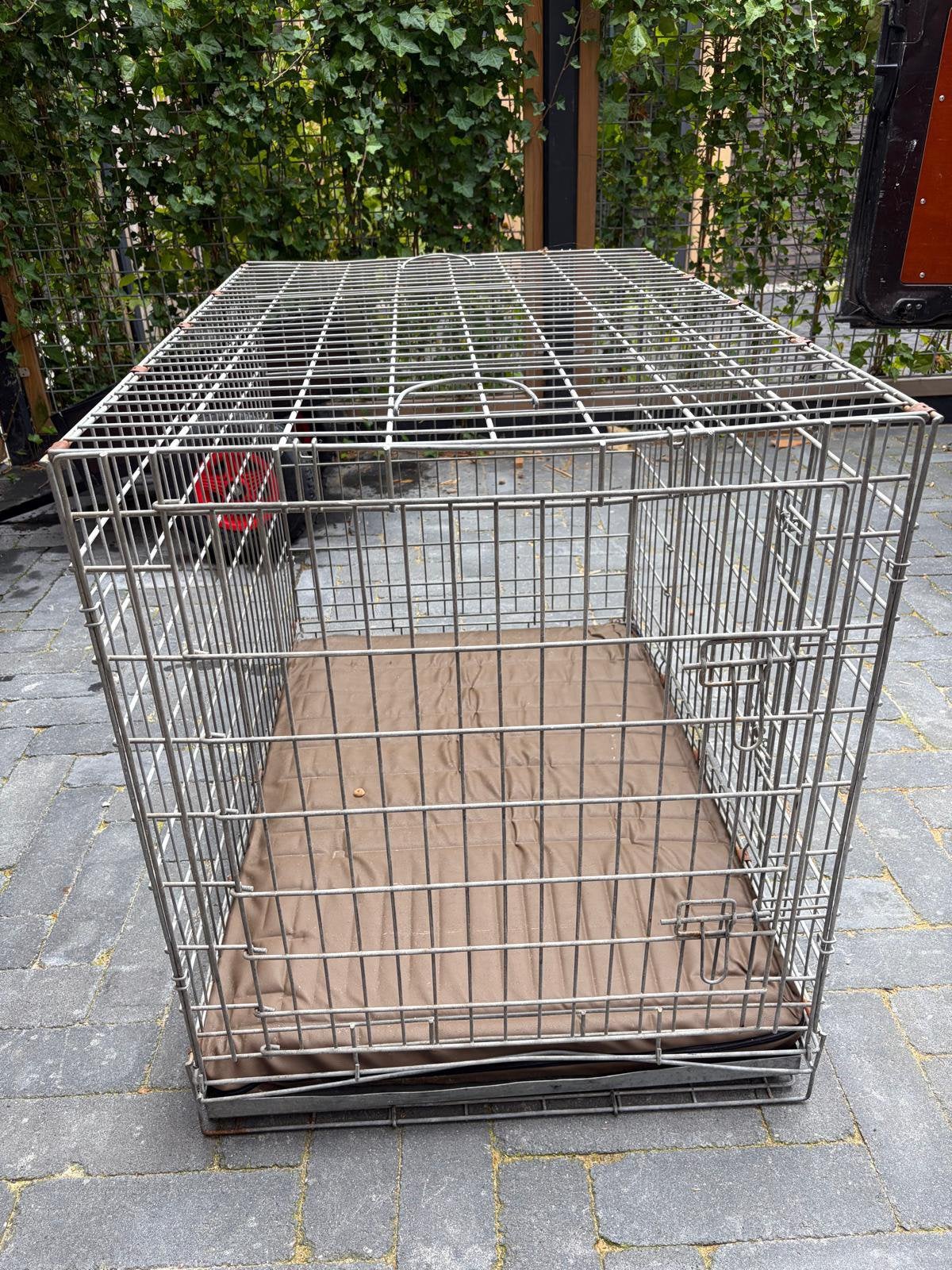 Hondenbench XL met dik orthopedisch matras, Dieren en Toebehoren, Ophalen, Gebruikt