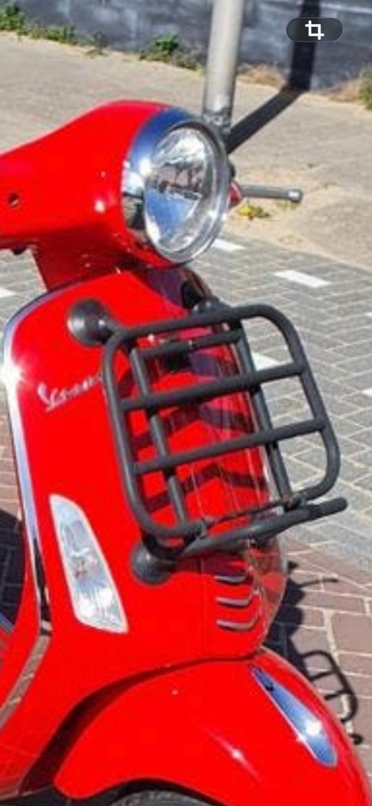 Vespa bagagerek - voor en achterkant, Ophalen of Verzenden, Gebruikt