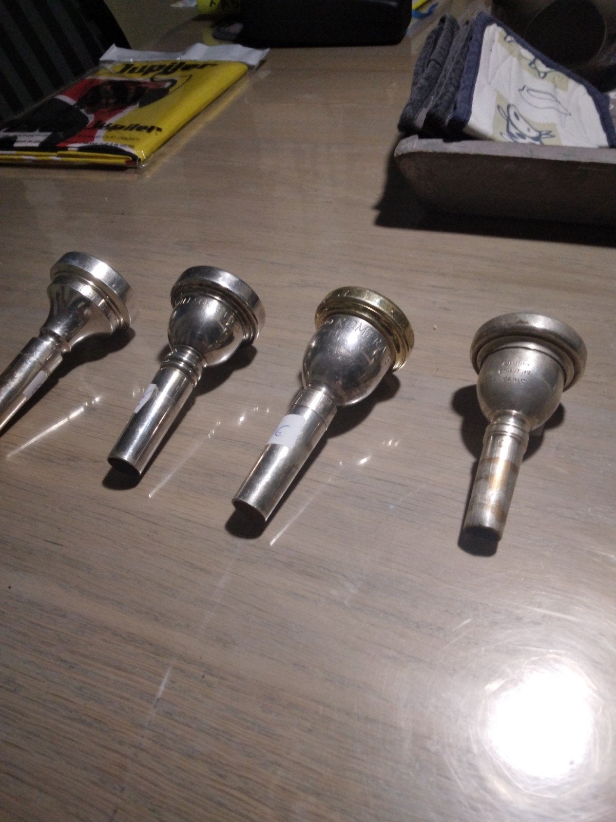 Mondstuk tuba  of trombone, Muziek en Instrumenten, Blaasinstrumenten | Tuba's, Ophalen, Gebruikt