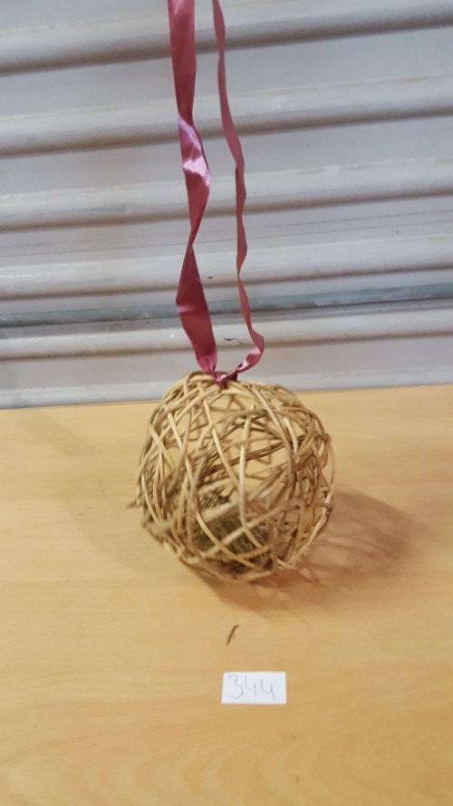 344 ] kerstbol riet, Diversen, Ophalen of Verzenden, 'T Olde Gre-j, Info@toldegrej.nl, Endepoelstraat 20f Didam
