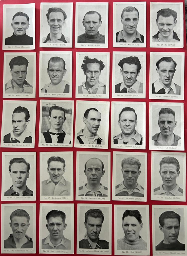 Voetbalplaatjes Verhaart - 1956 - Caramelfabriek, Verzamelen, Sportartikelen en Voetbal, Ophalen of Verzenden, Nieuw, Overige binnenlandse clubs