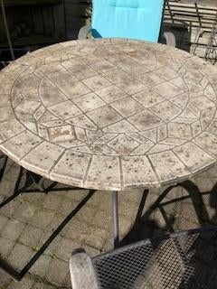 metalen tuinset, Ophalen, Gebruikt, Tuinset, Eettafel