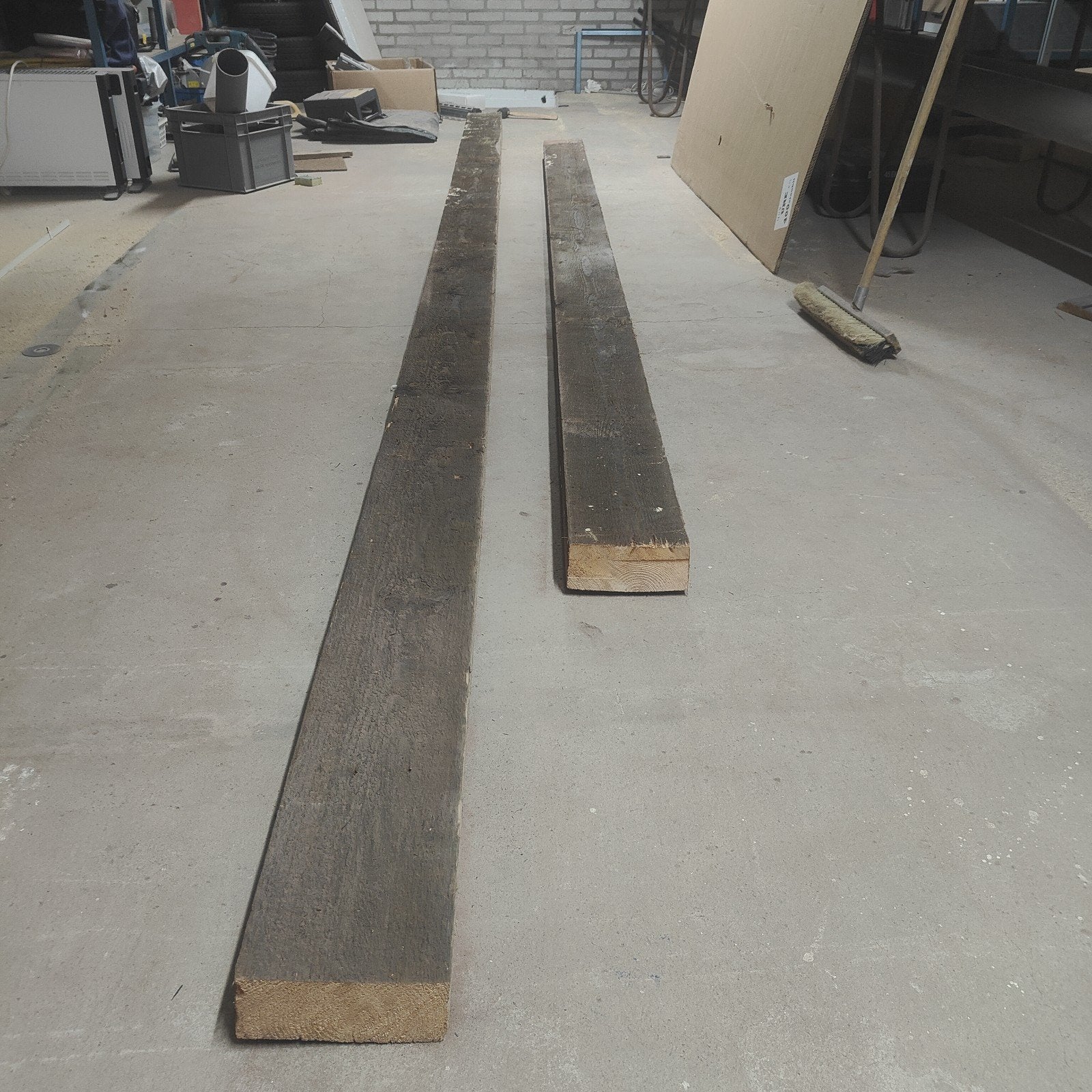 Gebruikte houten balken, Ophalen, Gebruikt, 200 tot 250 cm, 50 mm of meer